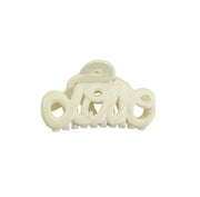 “Love Claw 5 cm Ivory” plaukų segtukas