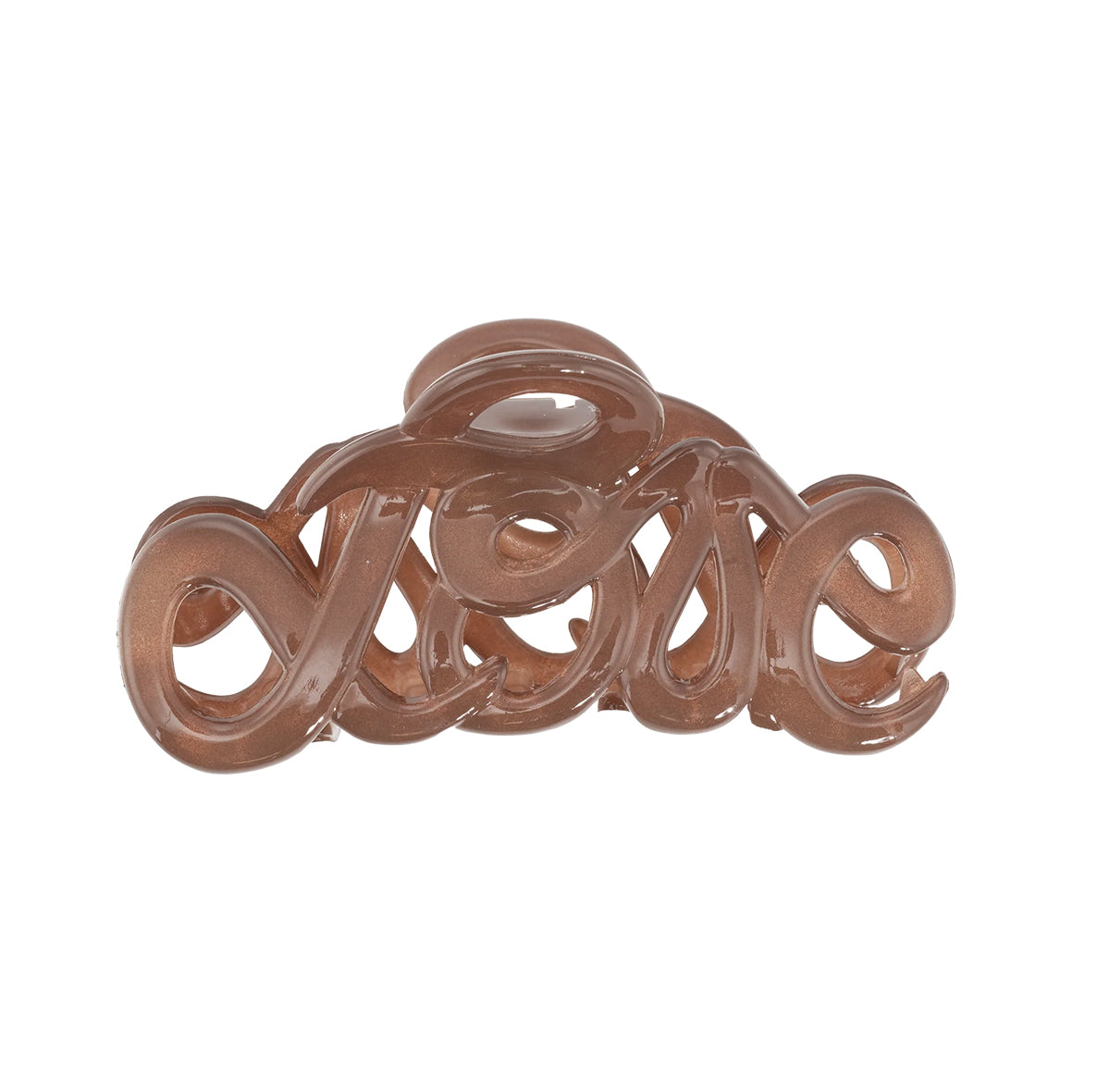 "Love Claw 8 cm Caramel" plaukų segtukas