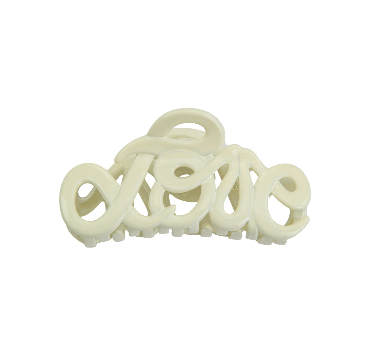 "Love Claw 8 cm Ivory" plaukų segtukas