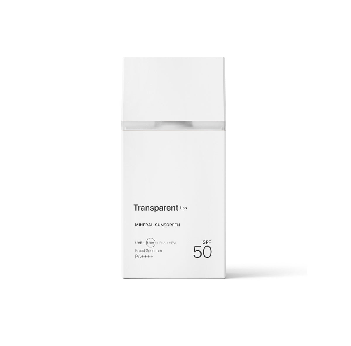 “Mineral Sunscreen” mineralinė apsauga veidui SPF50 - Be spalvos