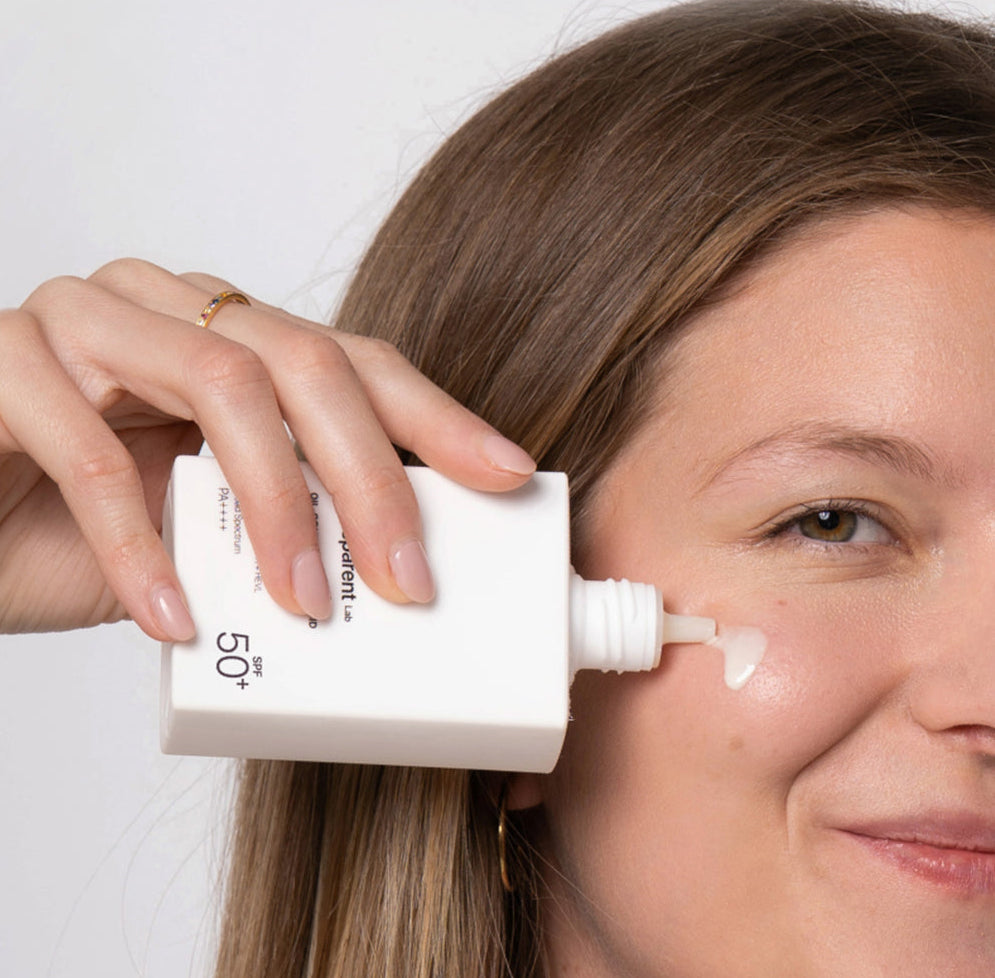 “Oil Control ultra-fluid Cica Sunscreen” apsauga riebiai veido odai su mineraliniais ir cheminiais filtrais SPF50 