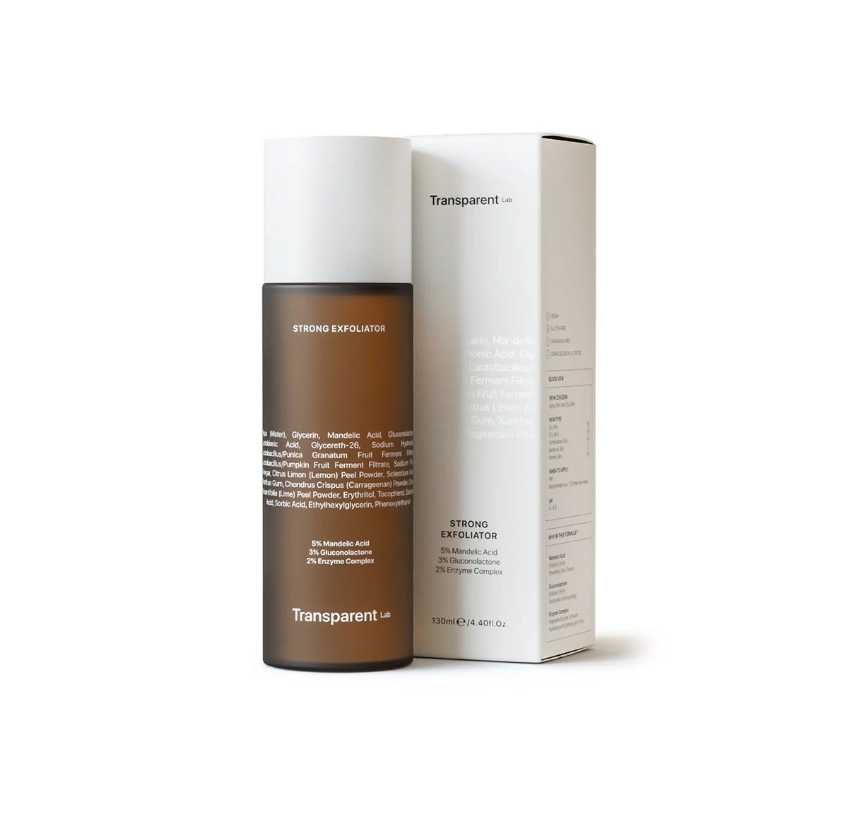 „Strong Exfoliator“ šveičiamoji priemonė veidui