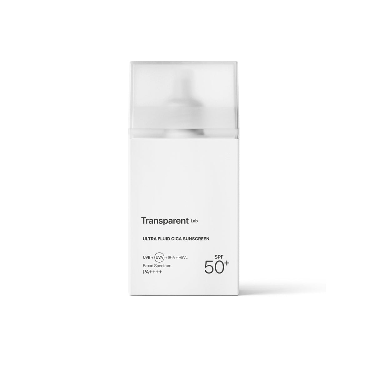 “Ultra-fluid Cica Sunscreen” apsauga veidui su mineraliniais ir cheminiais filtrais SPF50 