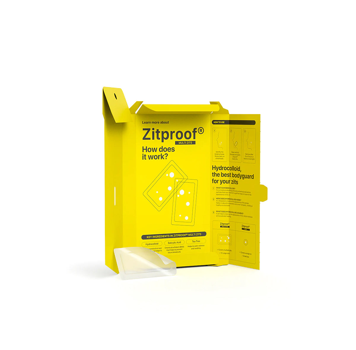 "Zitproof® Multizits" valomieji pleistrai skruostams, kaktai ir smakrui