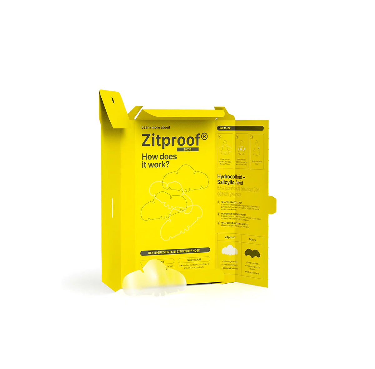 "Zitproof® Nose" valomieji nosies porų pleistrai